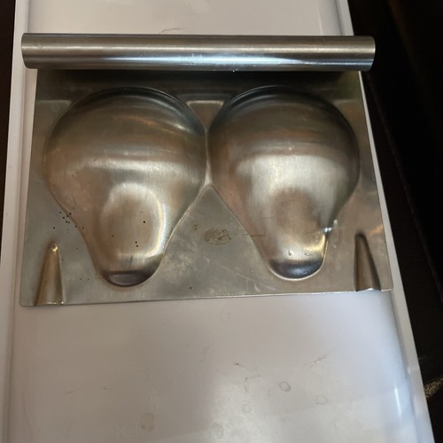 FARBERWARE Stainless Steel Double Pear-Shaped Spoon Rest Vintage - Picture 2 of 3