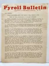1931 Pyroil Liquified Graphite Lubricant Test Bulletin & Letterhead Testimonials