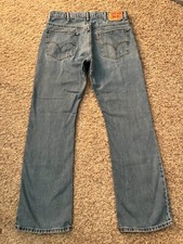 Vintage Levi's 517 Jeans Bootcut Mens tag 38x34 MEASURED 36x34  8681 