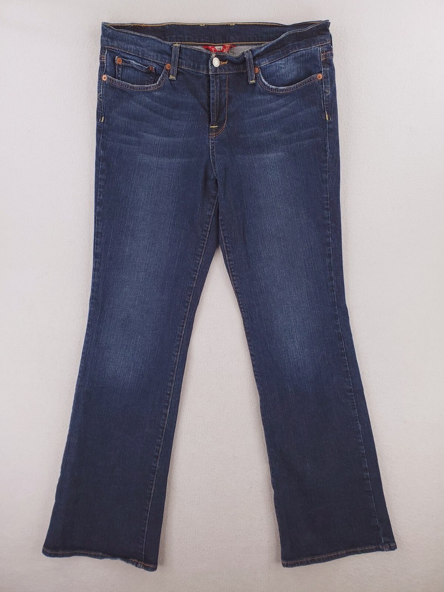 Lucky Brand Jeans Womens 14 Sweet N Low Bootcut Pants Y2K Dark Mid