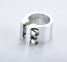 Bicycle 25.4mm Clamp Bike Seat Post Seatpost BMX Collar double screws Aluminum