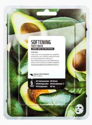 Farm Skin Superfood Salad Facial Sheet Mask - Avocado - 5pcs