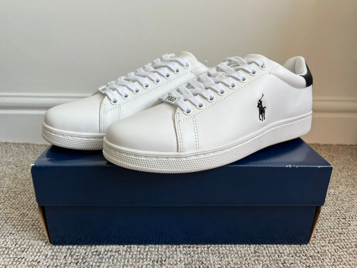 Polo ralph lauren white shoes hotsell