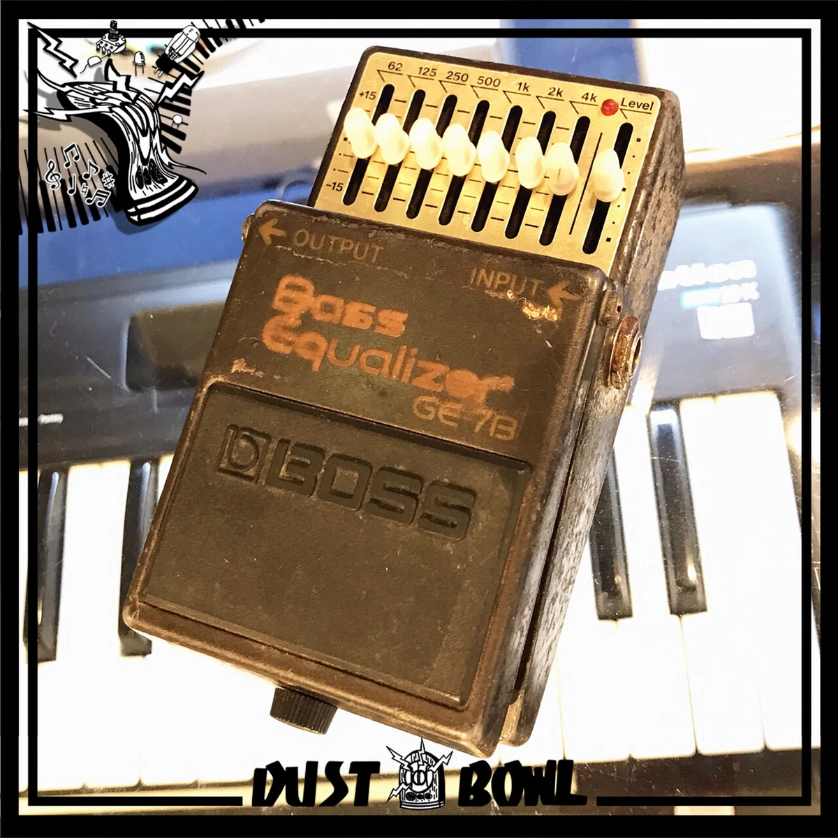 Boss GE-7B Bass Equalizer Made in Taiwan 1992 Effects Pedals Used