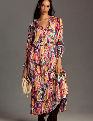 marais chiffon maxi dress The Marais Dress from Anthropologie