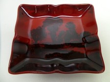 ROYAL DOULTON POTTERY NOKE FLAMBE COTTAGE TREES SCENE DISH BOWL PLATE