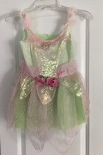 Disney Girl Tinkerbell Costume Size 4 - 6X Halloween Tinker Bell Dress