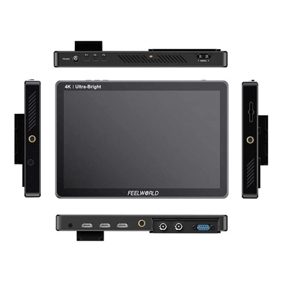 FEELWORLD LUT11S 10.1" DSLR Camera Field Monitor 3G-SDI 4K HDMI IPS Touch Screen - Image 2 of 4