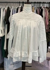 Mille Annabel White Top XS