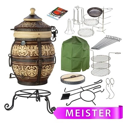 LYRIN 24 Grand Tandyr Tandoor Salam von Lyrin24 – Orient trifft Outdoor-Küche! Schamot