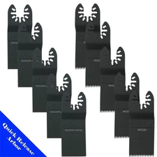 10 Wood Blade Oscillating Multi Tool compatible for Dewalt Porter Cable Worx