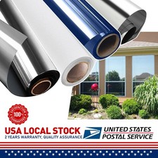 One Way Mirror Privacy Reflection Window Tint Film Reduce Heat Energy Saver