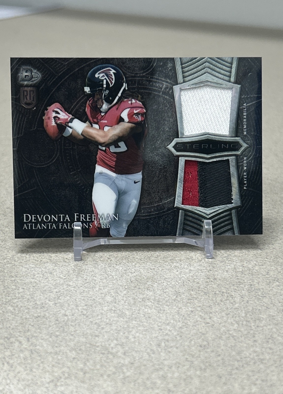 Devonta Freeman Bowman Sterling Rookie Dual Relics #DF Base
