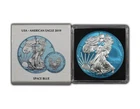 2019-P American Silver Eagle 1 oz .999 Fine Silver BU Space Blue Coin #217/500