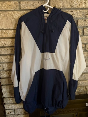 90s Nike Zip up pullover jacket center swoosh XL