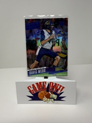 2017 Prestige Football Davis Webb Blue Foil Xtra Points Card #259