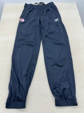 Pantaloni da jogging Umbro da uomo Navy Track taglia L USA poliestere