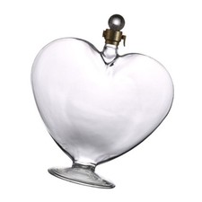 Lovely Hollow Heart Wine Bottle Dispenser For Scotches And Home Bar Essential