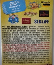 Eintrittsgutschein 25% Rabatt Heidepark, Peppa Pig Park gültig bis 31.12.26