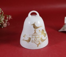 Rosenthal Romanze Primavera, Björn Wiinblad - Tischglocke / Glocke H. 7 cm. Gold