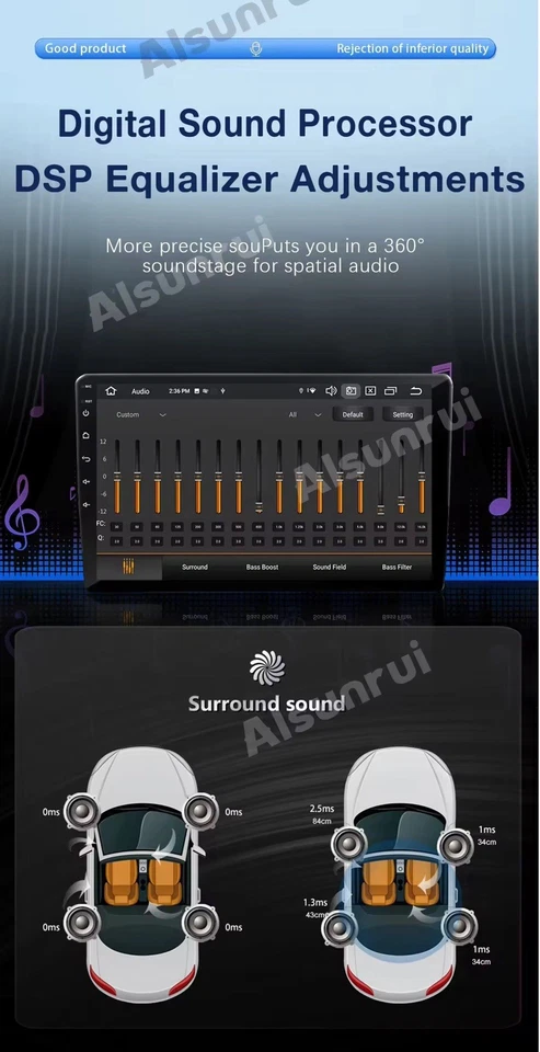 Autoradio 7” Android 15 Per Fiat Bravo 2007-2014 2+64GB CarPlay GPS Navi BT USB - Immagine 4 di 4