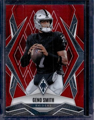 2025 Panini Phoenix #78 Geno Smith Red Hyper Prizm #/399