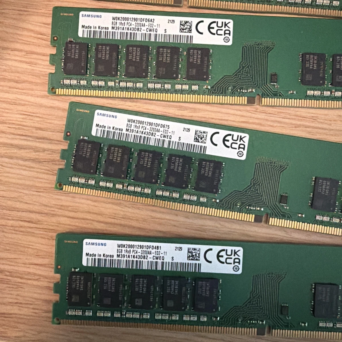 8 GB Capacity per Module DDR4 SDRAM Network Server Memory (RAM