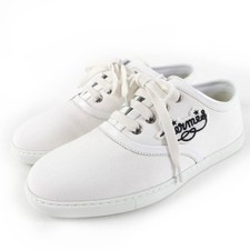 Pristine HERMES Low cut sneakers Innocent Lace-up shoes with logo patch white 36