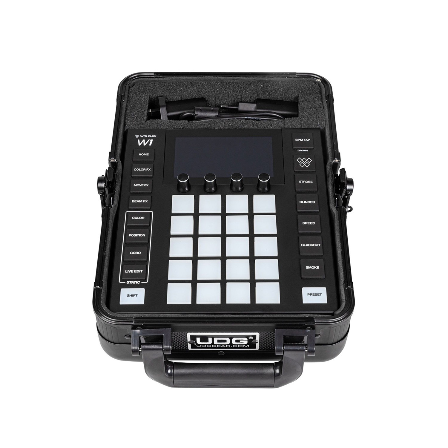 UDG U93019BL Flight Case Pick Foam pour Contrôleur Wolfmix W1