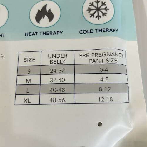 BodyAfterBaby Niner Premium Pregnancy Support for Back Stomach Gray NEW Size XL - Picture 5 of 8