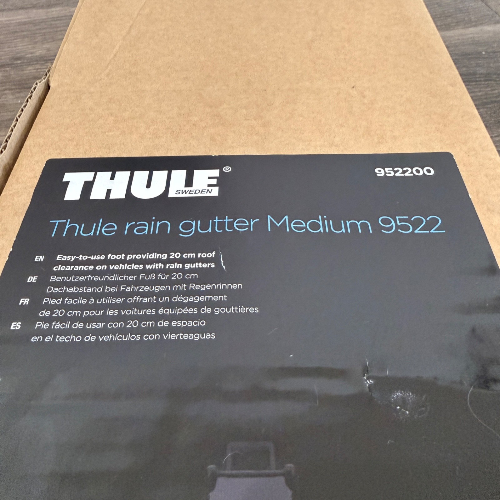 Rapid One Code Thule Rapid Gutter High Foot Pack - Complete 4 Pack (Model 387101 / ...