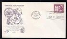 Canada FDC 1958 National Health Nurse, unaddressed Rosecraft sc#380