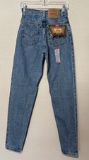 NWT Vtg Levi's 550 Jeans Womens 5 Long OG Mom Jeans Y2K Red Tab 1995 USA 27x34