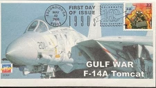 Romp Cachets 3191 CTC 1990s Gulf War F-14A Fighter Aircraft 