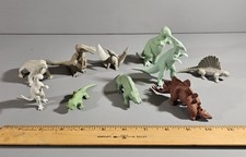 10 VINTAGE MARX PREHISTORIC PLAYSET ASSORTED DINOSAURS ALL DIFFERENT 9