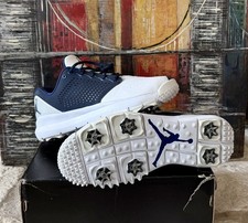 Nike Air Jordan Trainer ST G Golf White Deep Royal Blue Men Size 10.5 AH7747-101