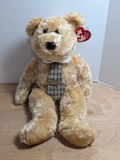 TY Beanie Buddy – DAD-e – Tan Teddy Bear - 2003