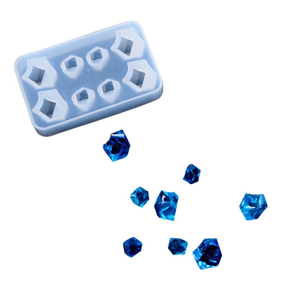 Silicone Cube Mold for Epoxy Resin Pendant Casting DIY Craft