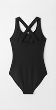 Sanmsoner Dance Leotard for Women Ballet Mesh Tank Gymnastics Dancewear, Chest