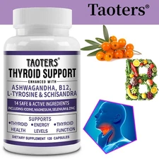 Thyroid Health Capsules-ContainsL-Tyrosine, Selenium, and Iodine-Protects Health