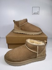 UGG Classic Ultra Mini Boots - Sand - Size UK 6 (EU 39) - NEW 