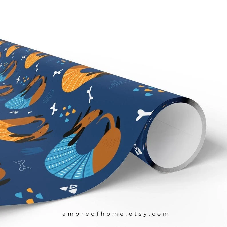 Dogs Wrapping Paper, Kids Birthday or Party Gift Wrap, Animal Children’s Roll - Image 4 of 4