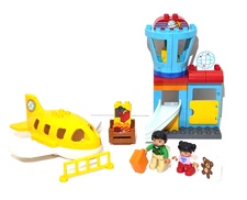 Lego DUPLO Airport Parts & Figures Lot - Airplane Luggage Minifigures 29 Pcs