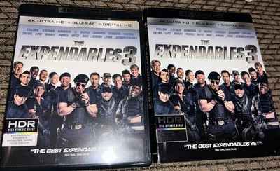 The Expendables 3 4K Ultra HD Bluray/Bluray w/ OOP Slipcover