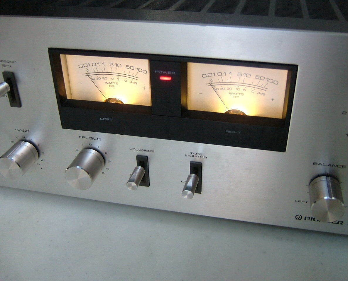 PIONEER SA-7600Ⅱ Pioneer SA-7600 II Stereo Amplifier Analog Meter Main Unit