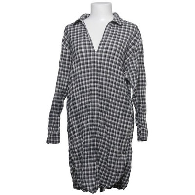 H&M, Kleid, Größe: L, Schwarz/Mehrfarbig, Baumwolle/Elasthan, Karo, Damen #ImO