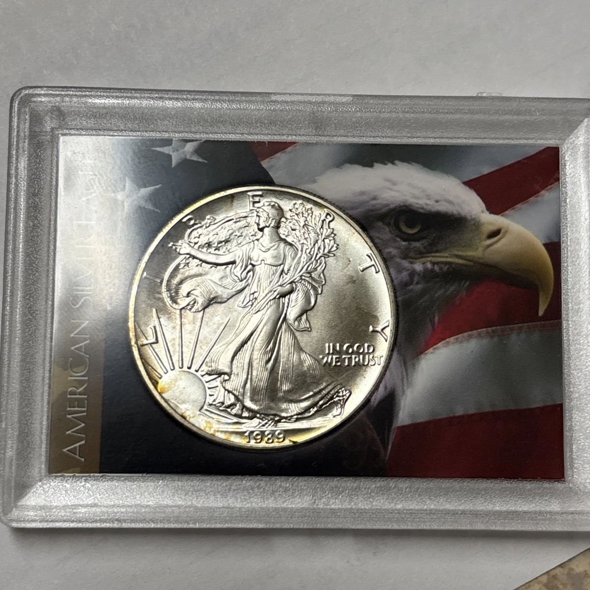 1989 American Eagle Silver Dollar 1oz銀貨 American Eagle 1 oz Precious Metal Content per Unit 1989 Silver