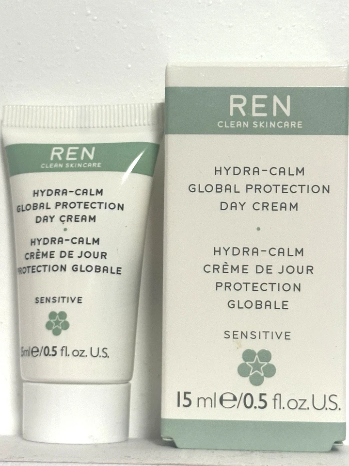Crema facial protección día piel sensible REN HYDRA-CALM 2,5 OZ Foto 2 de 4