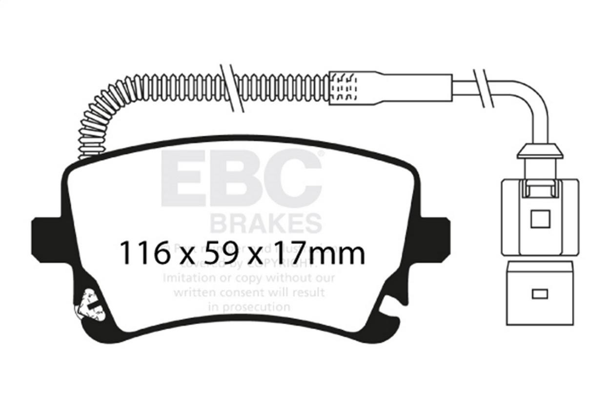 Bentley Flying Spur 2014-2017 Rear Brake pad sets Set
