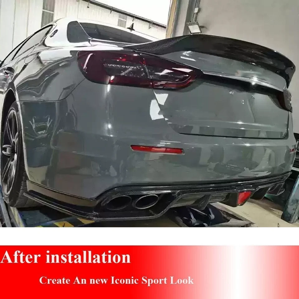 Alerón trasero de carbono real para Maserati Quattroporte GTS S Q4 2013-19 Foto 3 de 4